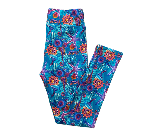 Starfish Waters Full Length Leggings