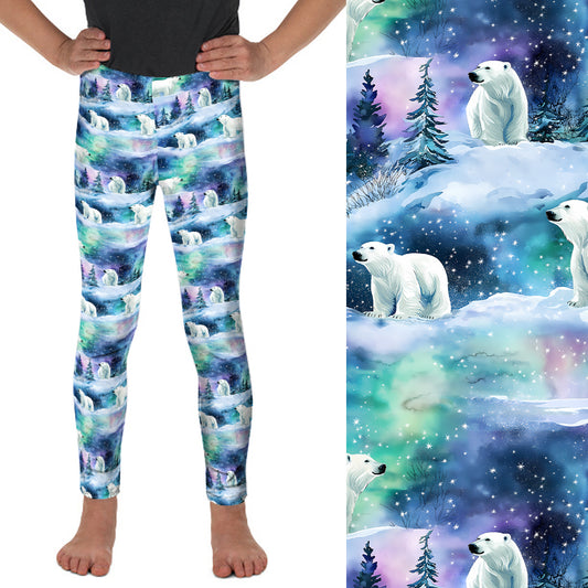 Preorder Kids Frosty Waddle full length leggings. Ends 31st October, available early to mid December