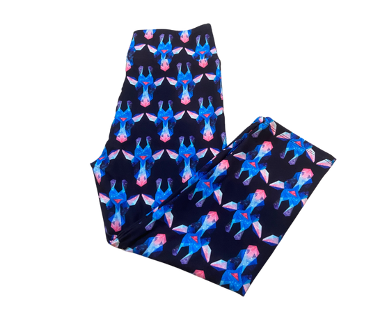 Geoff Giraffe Capri Leggings