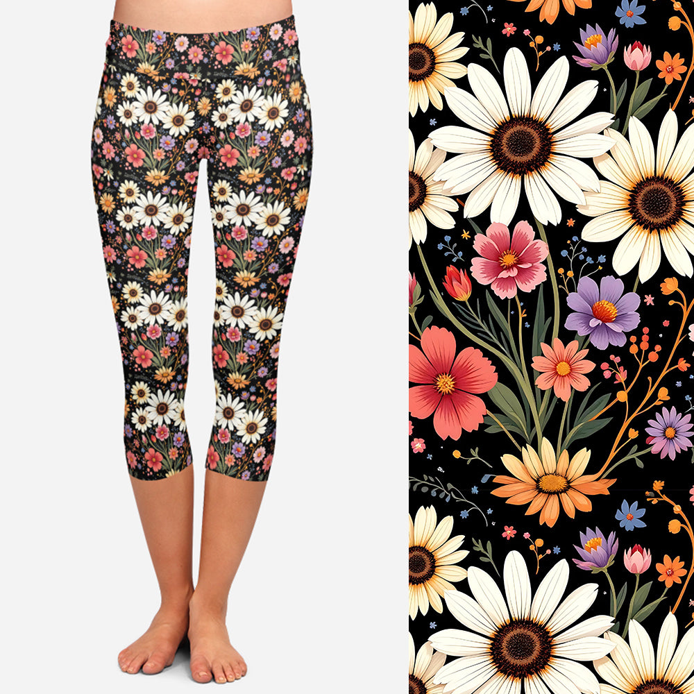 Preorder Wildflower Whimsy Capri leggings. Ends 28th February, available early to mid April