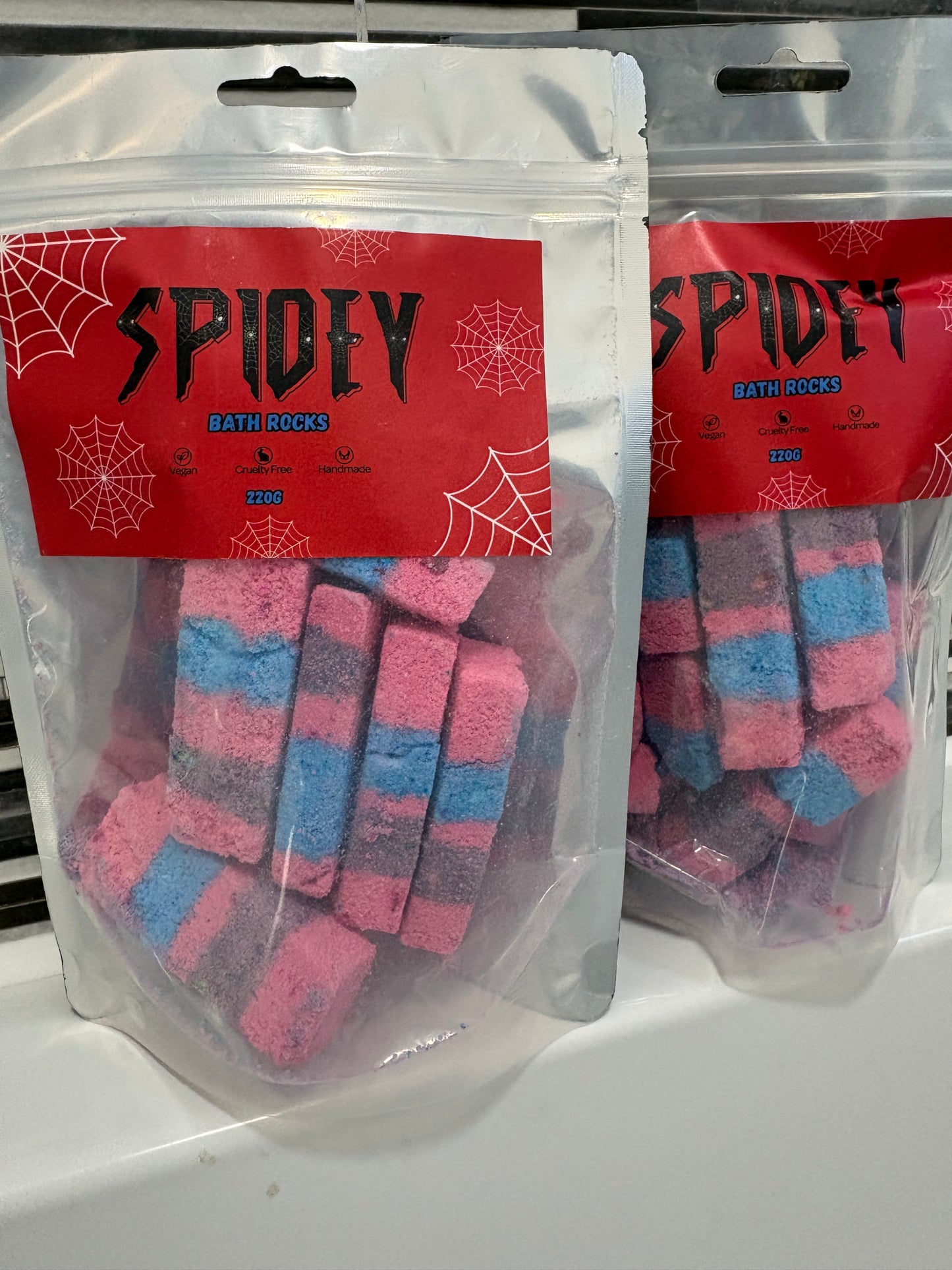 Spidey Bath Rocks