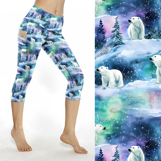 Preorder Frosty Waddle thigh pocket Capri leggings. Ends 31st October, available early to mid December