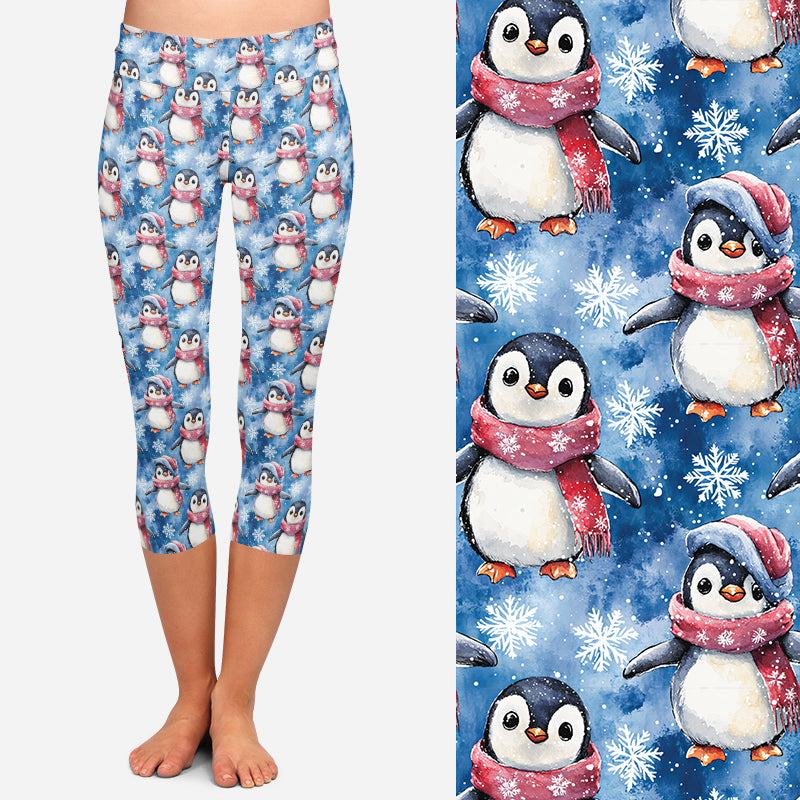 Preorder Cute Penguin Capri Leggings. Ends 30th September, available early to mid November