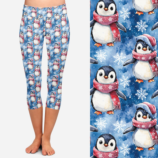 Preorder Cute Penguin Capri Leggings. Ends 30th September, available early to mid November