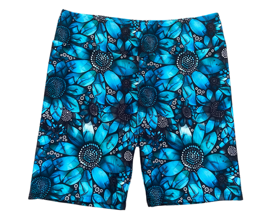 Indigo Flowers shorts