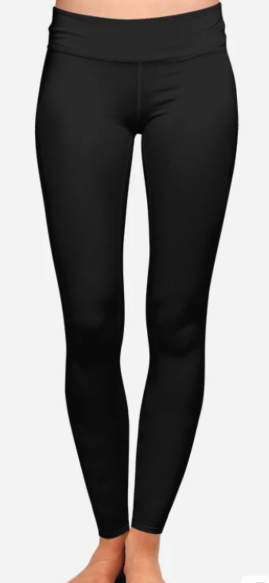 Preorder Kids Plain Black Full Length Leggings. Ends 30th September, available early to mid November