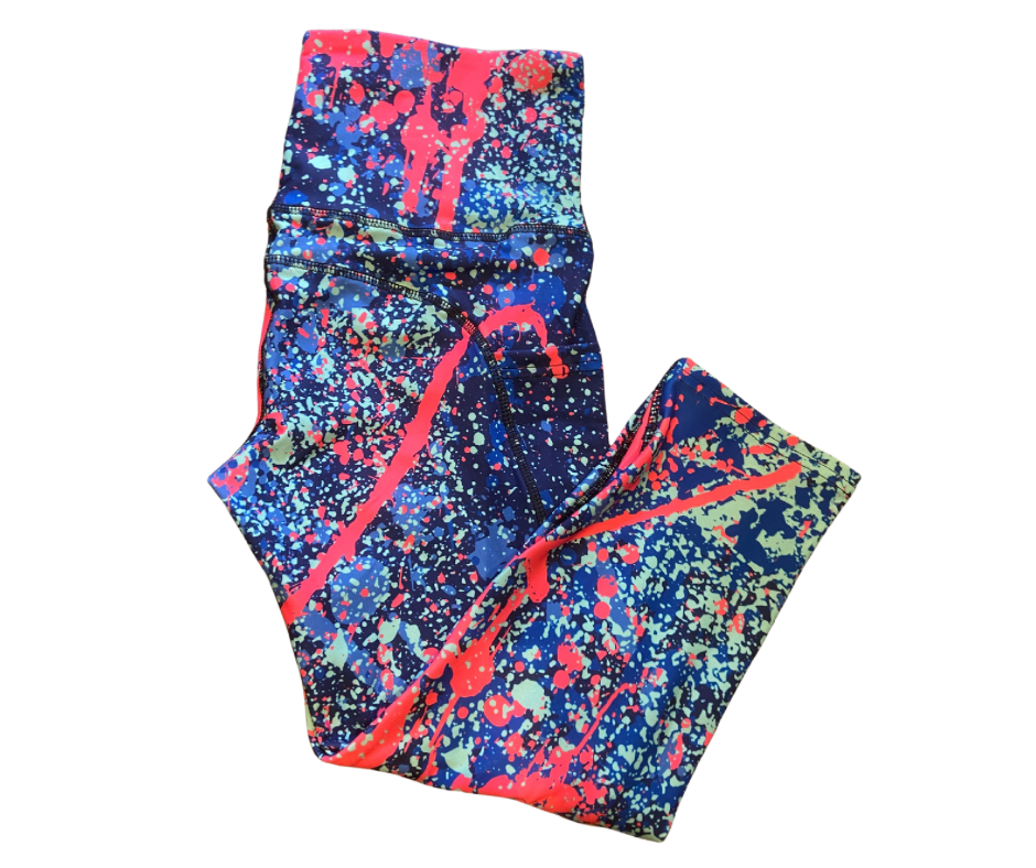 Neon Spłat Thigh pocket Capri leggings were £18 now £12
