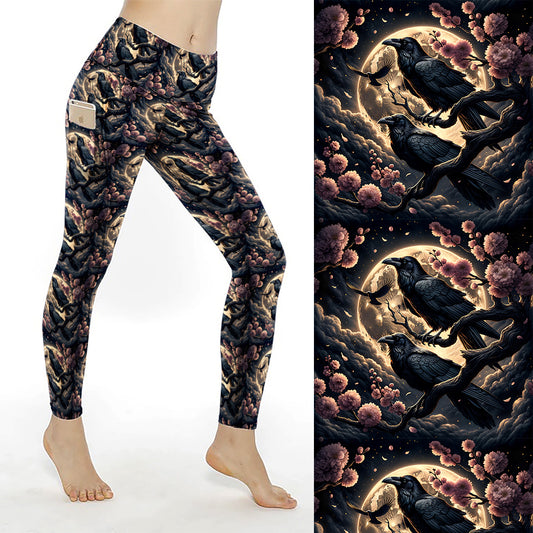 Preorder Ravenheart Moon thigh pocket full length leggings. Ends 31st December, available early to mid February