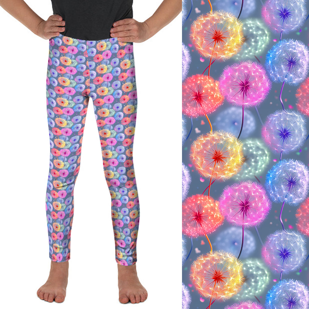 Preorder Kids Colourburst Wishes full length leggings. Ends 28th February available early to mid April
