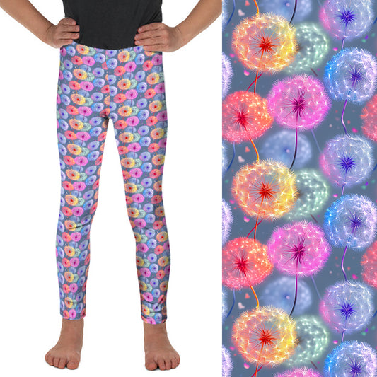 Preorder Kids Colourburst Wishes full length leggings. Ends 28th February available early to mid April