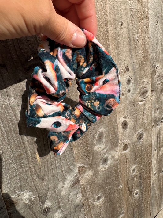 Steam Punk Unicorn hair scrunchie