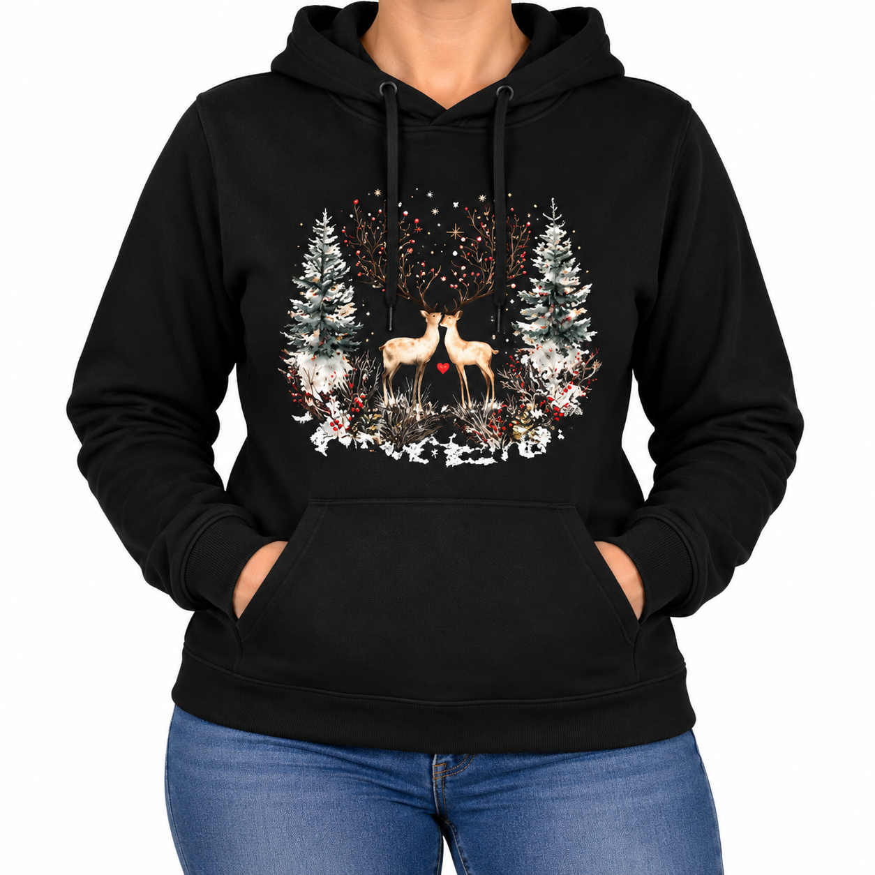 Snowfall Romance Hoodie