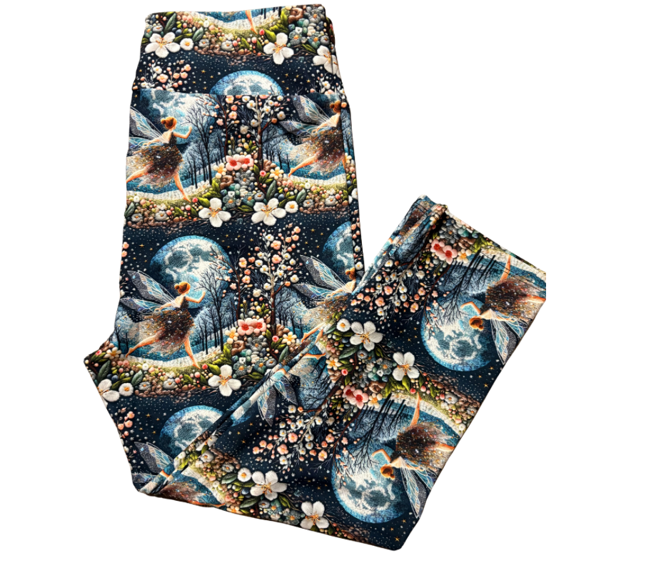 Moonlit Fairy Capri leggings