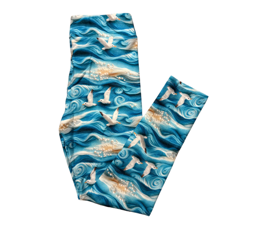 Kids Gull Power full length leggings