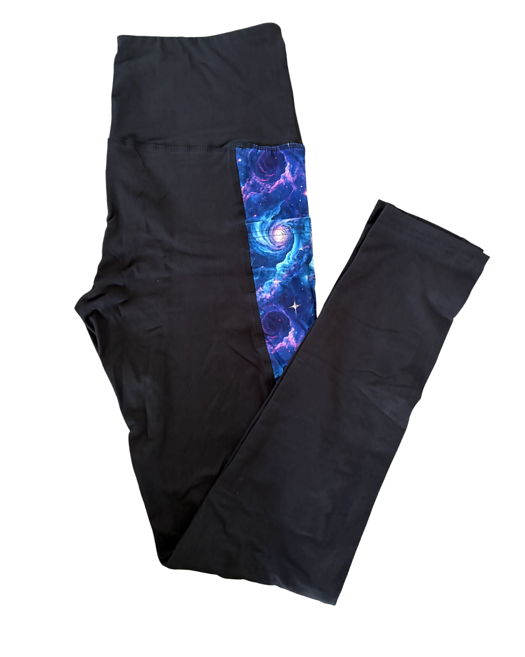 Cosmic Dreams full length triangle pocket leggings