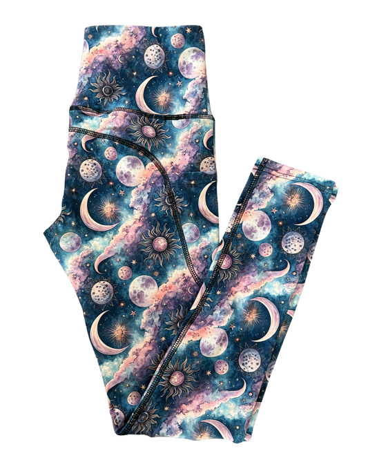 Celestial Dreams thigh pocket full length leggings