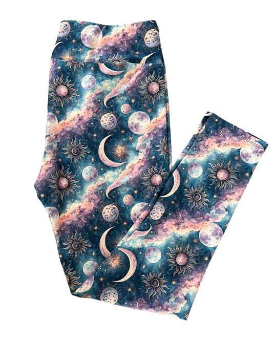 Celestial Moon full length leggings