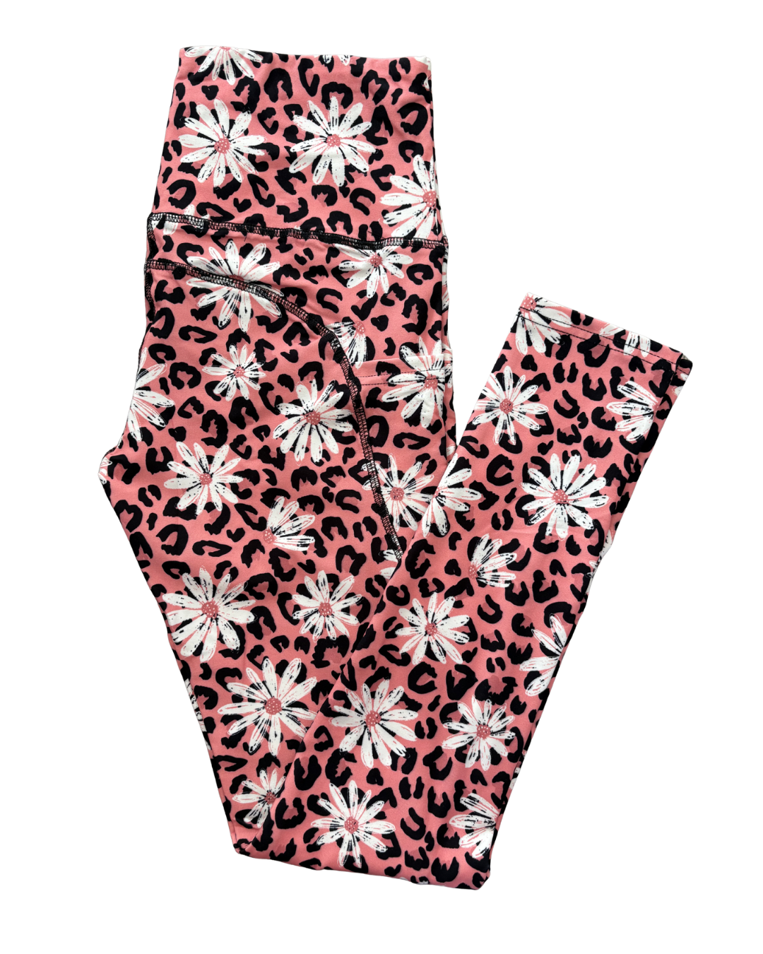 Daisy Gone Wild full length thigh pocket leggings