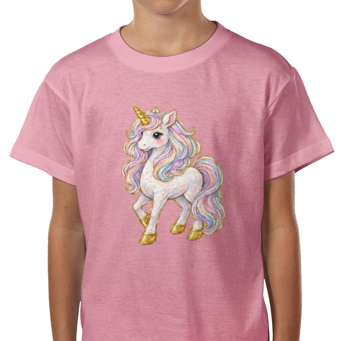 Kids Sparkle Hoof Magic Unicorn T-Shirt