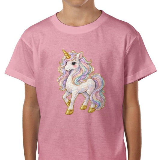 Kids Sparkle Hoof Magic Unicorn T-Shirt