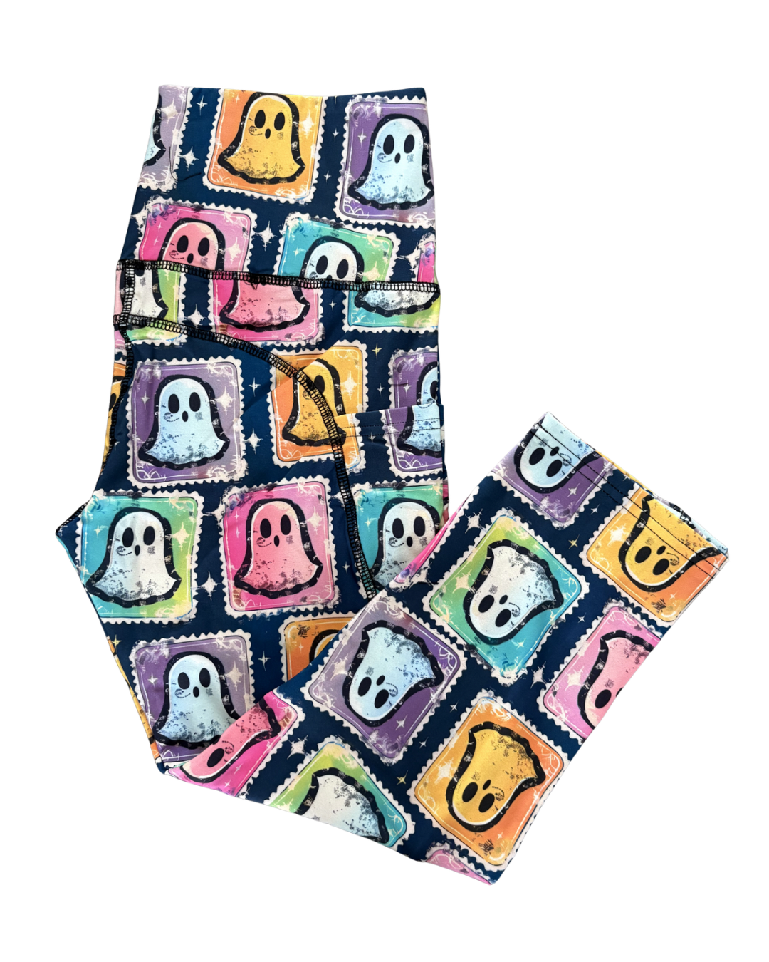 Ghost Post thigh pocket Capri leggings