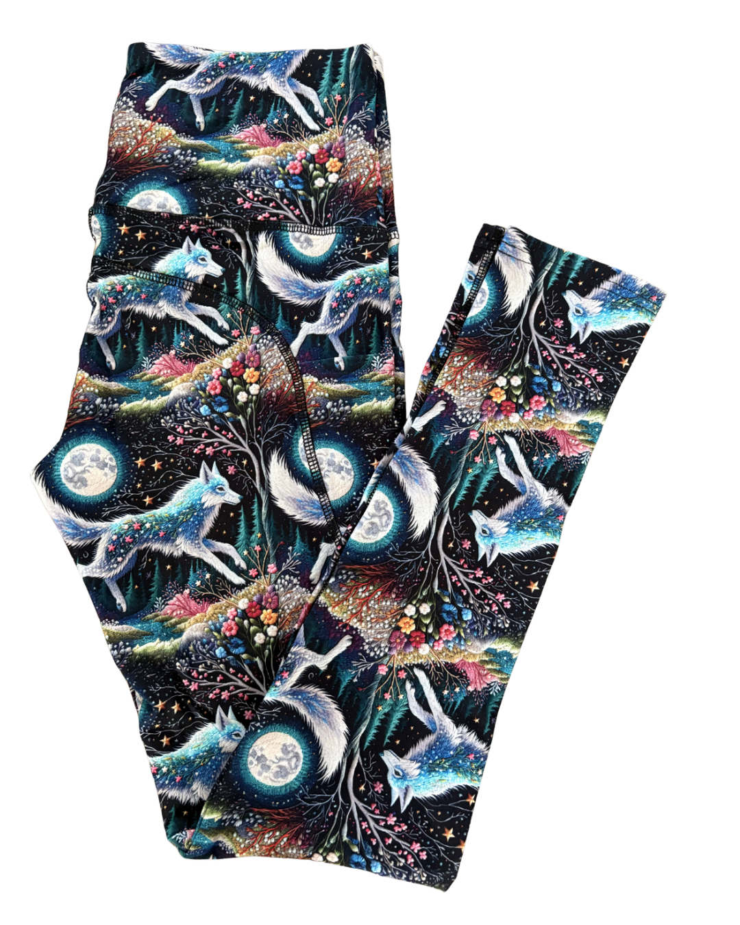 Moonlit Spirit full length thigh pocket leggings