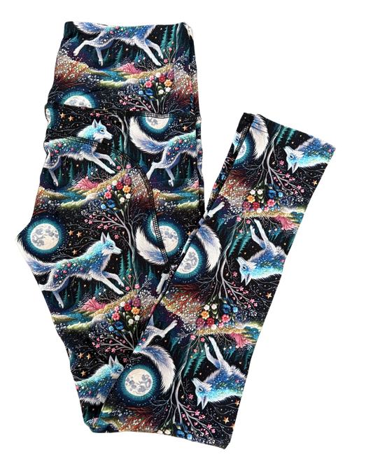 Moonlit Spirit full length thigh pocket leggings