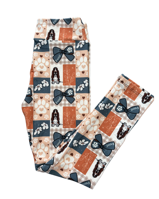 Kids Bassett Bonanza full length leggings