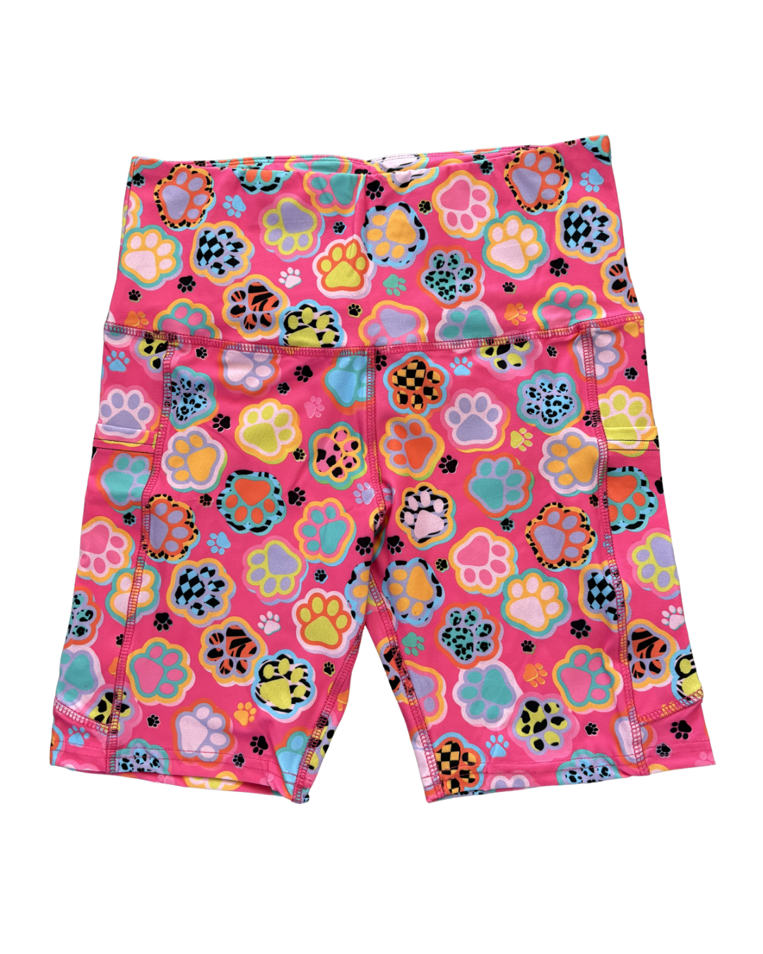Pawsome Pop thigh pocket shorts