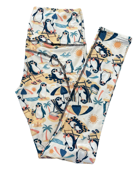 Chilling Chicks full length thigh pocket leggings