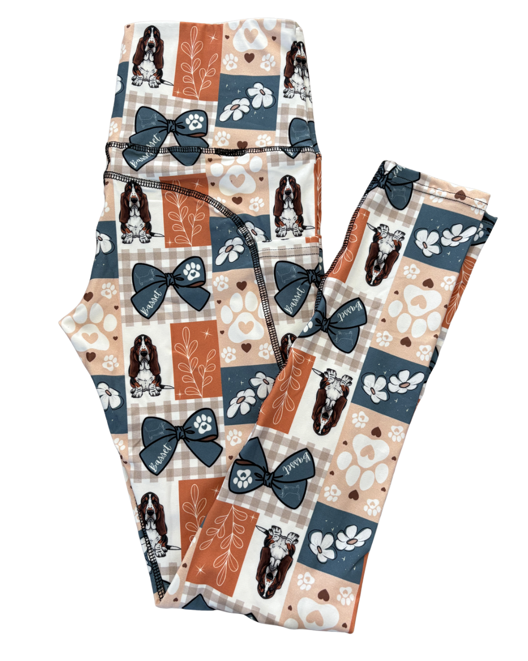 Bassett Bonanza full length thigh pocket leggings